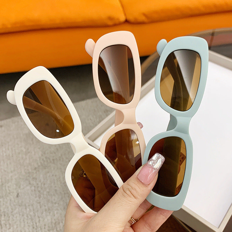 Egg-Shaped Children Sunglasses Gradient Lens