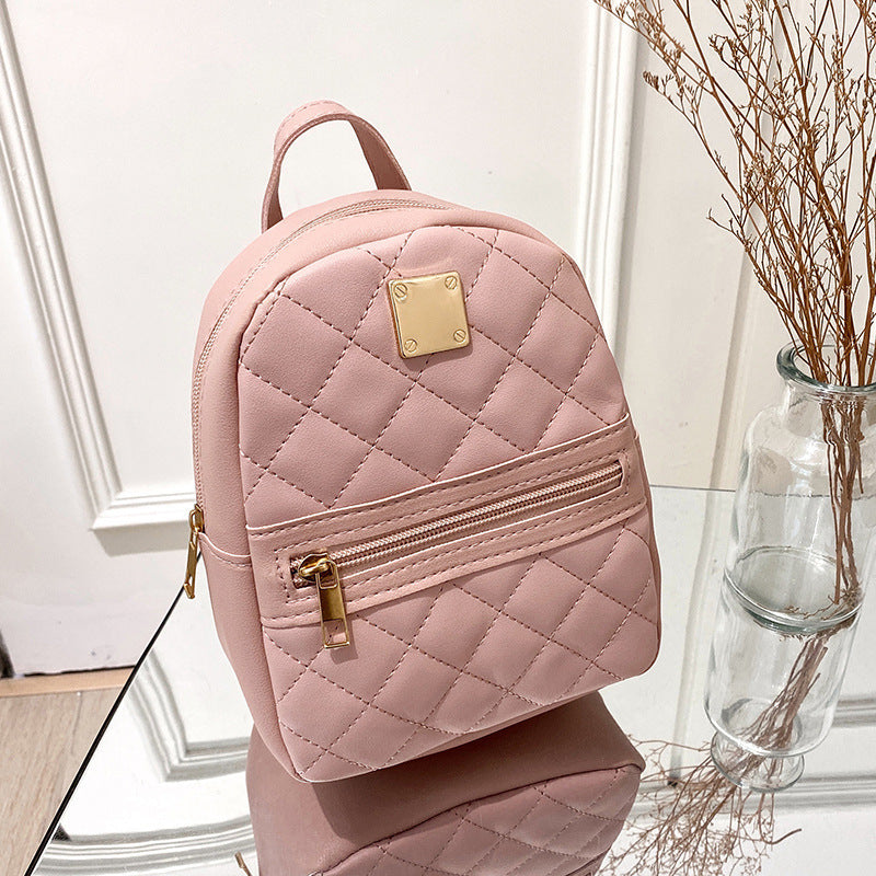 Embroidered Korean Style Small Backpack
