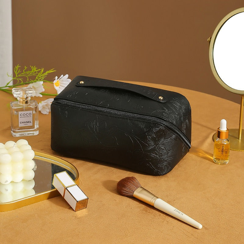 PU Leather Classic Vintage Cosmetic Bag