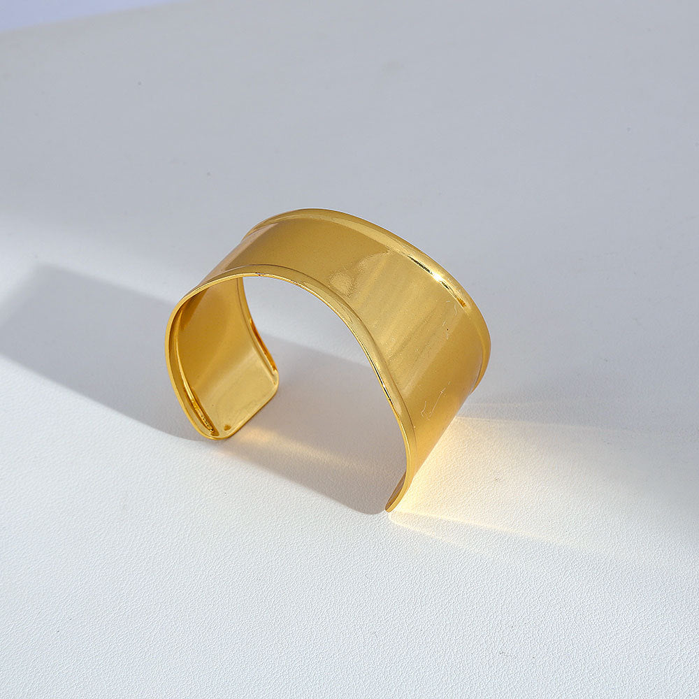 Stainless steel gold adjustable bracelet