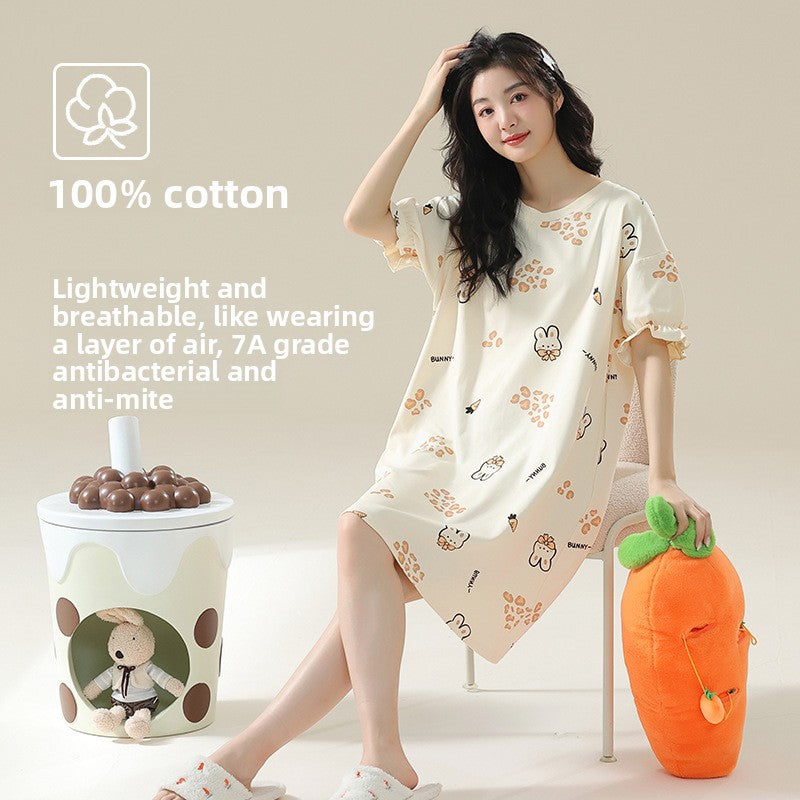 100% Cotton Nightgown for Women