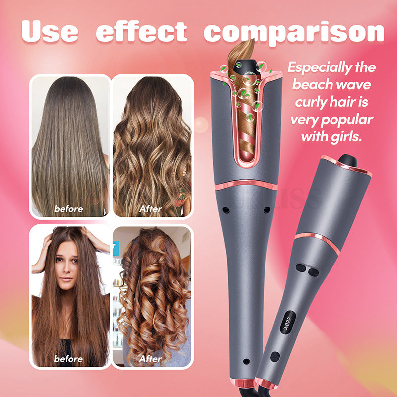 Automatic Spiral Hair Curler with Tourmaline Ceramic Barrel