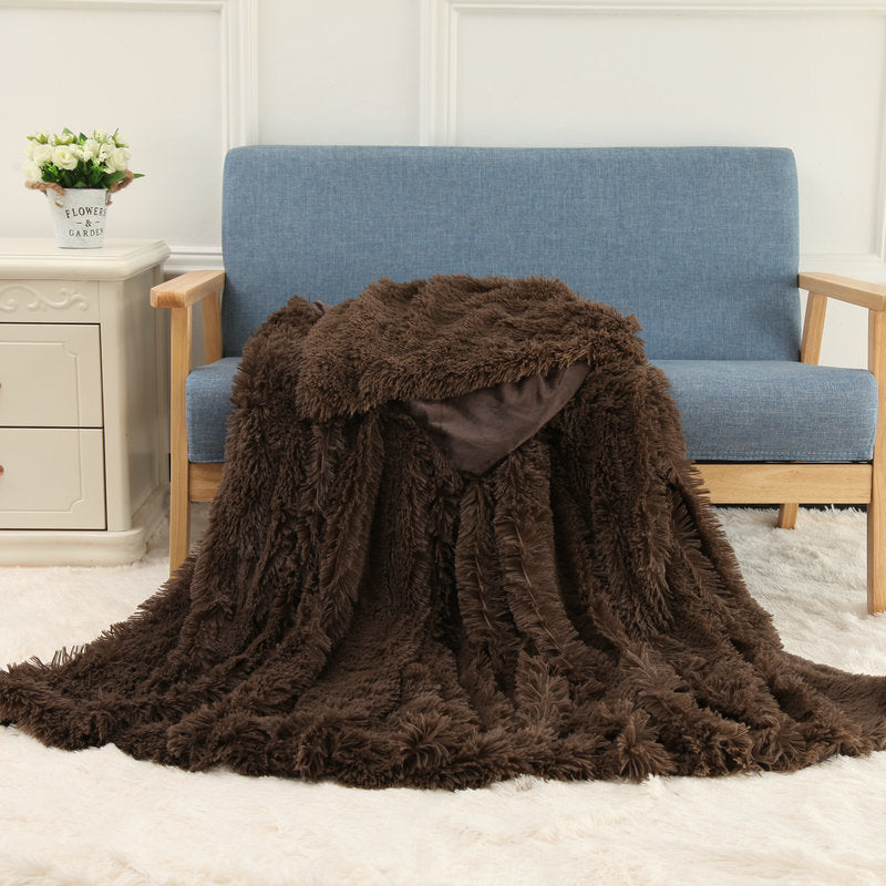 Double-Sided Plush Fleece Blanket