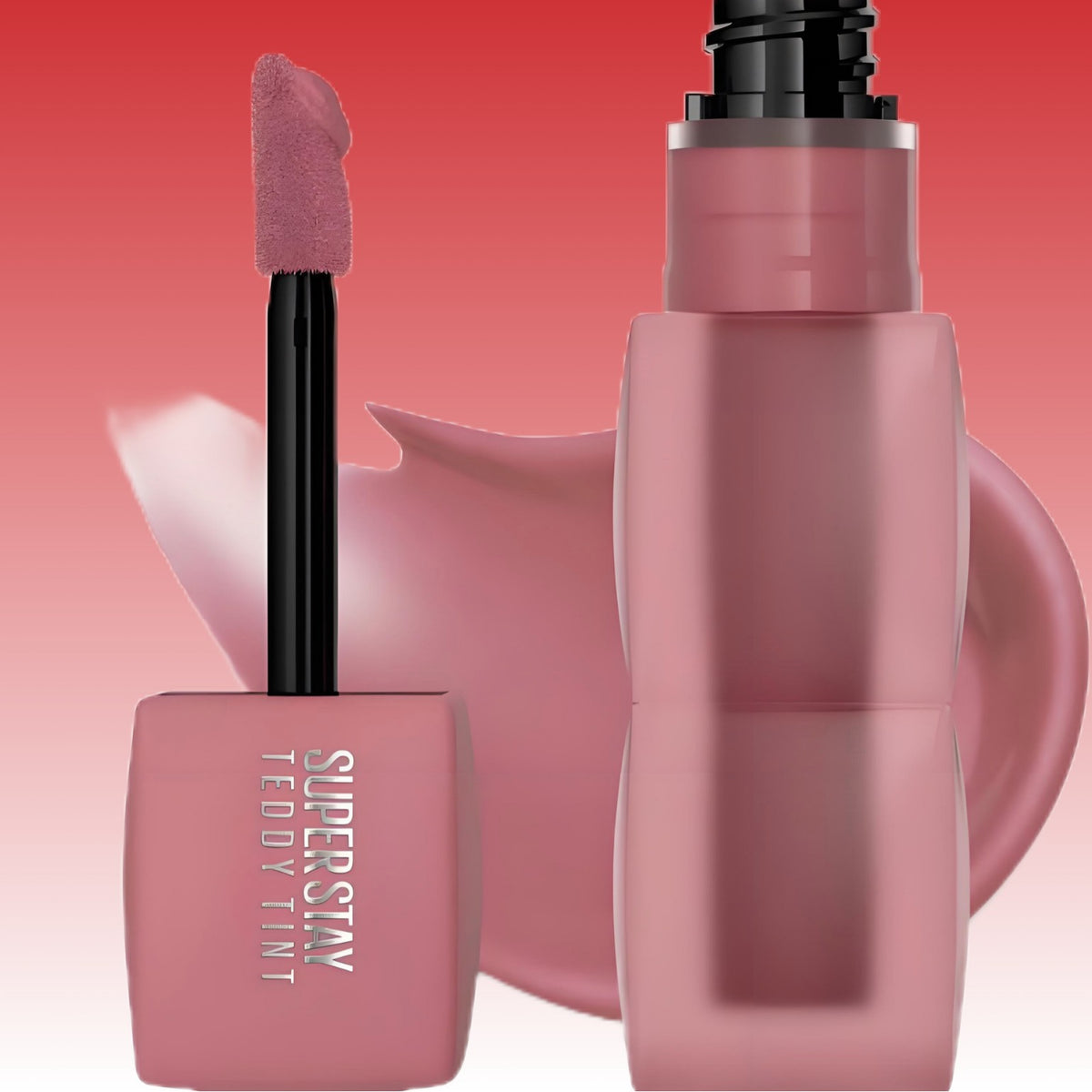 The lips are soft and misty with lip gloss