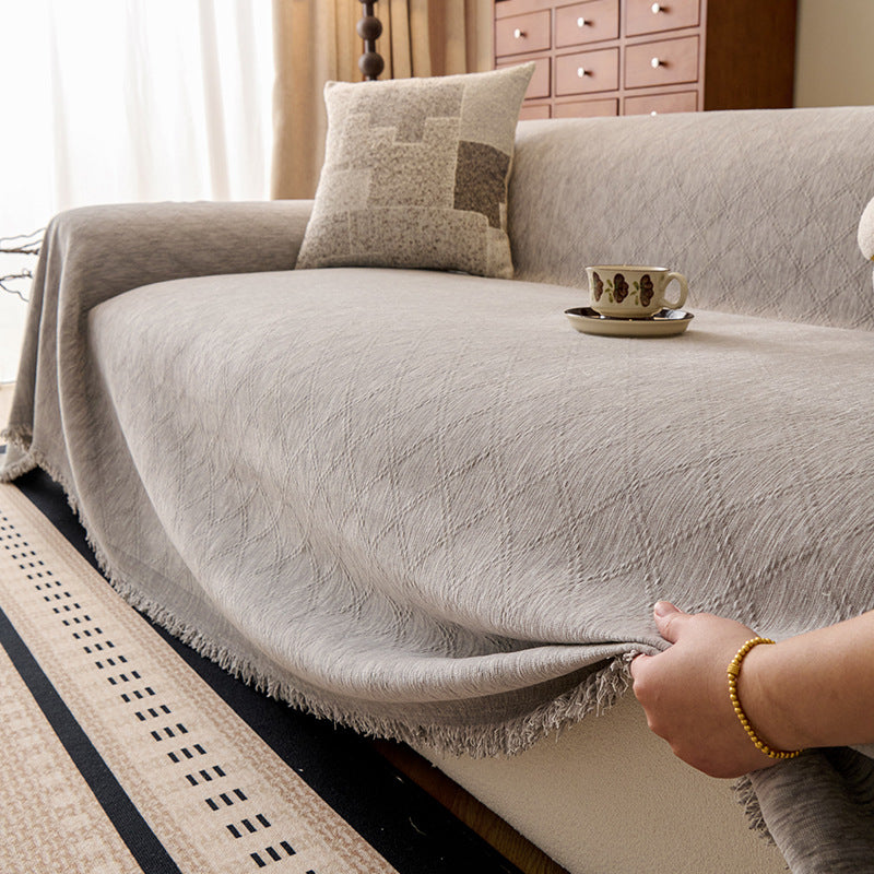 Chenille Sofa Cover Towel