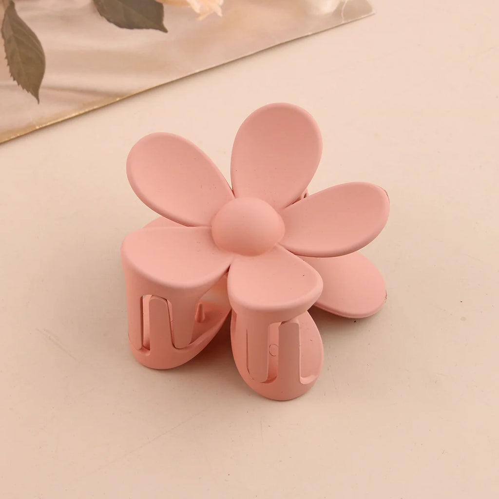 3pcs Fashion Flower Hair Clip ABS Grip Claw Clip for Women