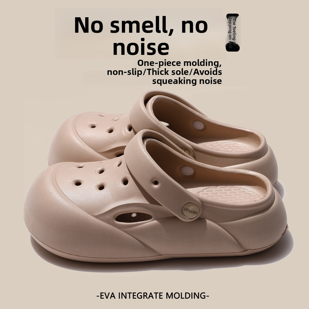 Women's EVA Hole Sandals Non-slip Thick Sole Beach Slippers