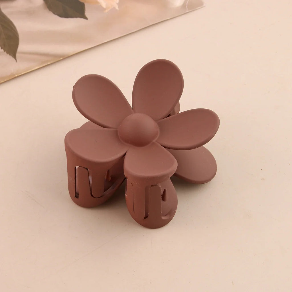 3pcs Fashion Flower Hair Clip ABS Grip Claw Clip for Women