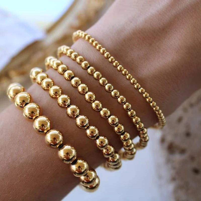 Two-color Beaded Bracelet