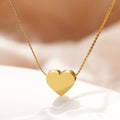 Stainless Steel Heart Pendant Necklace