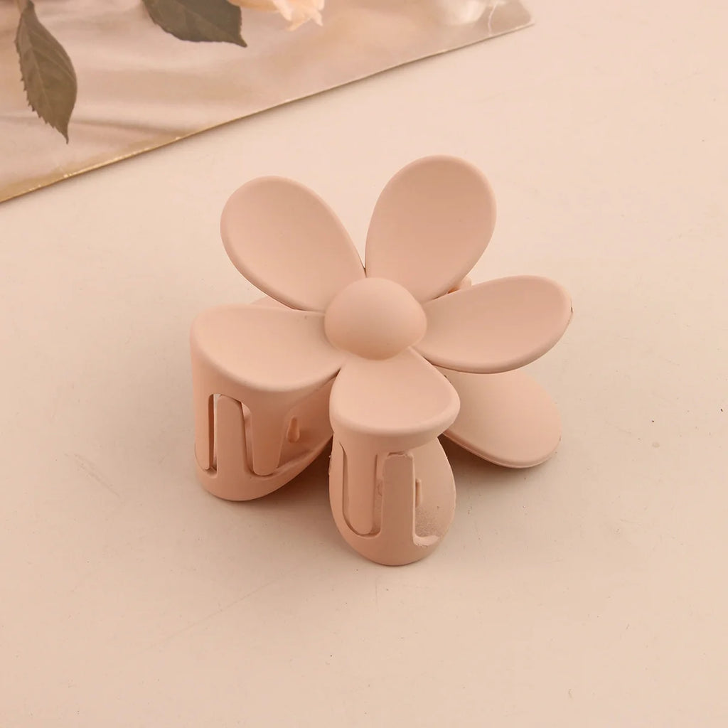 3pcs Fashion Flower Hair Clip ABS Grip Claw Clip for Women