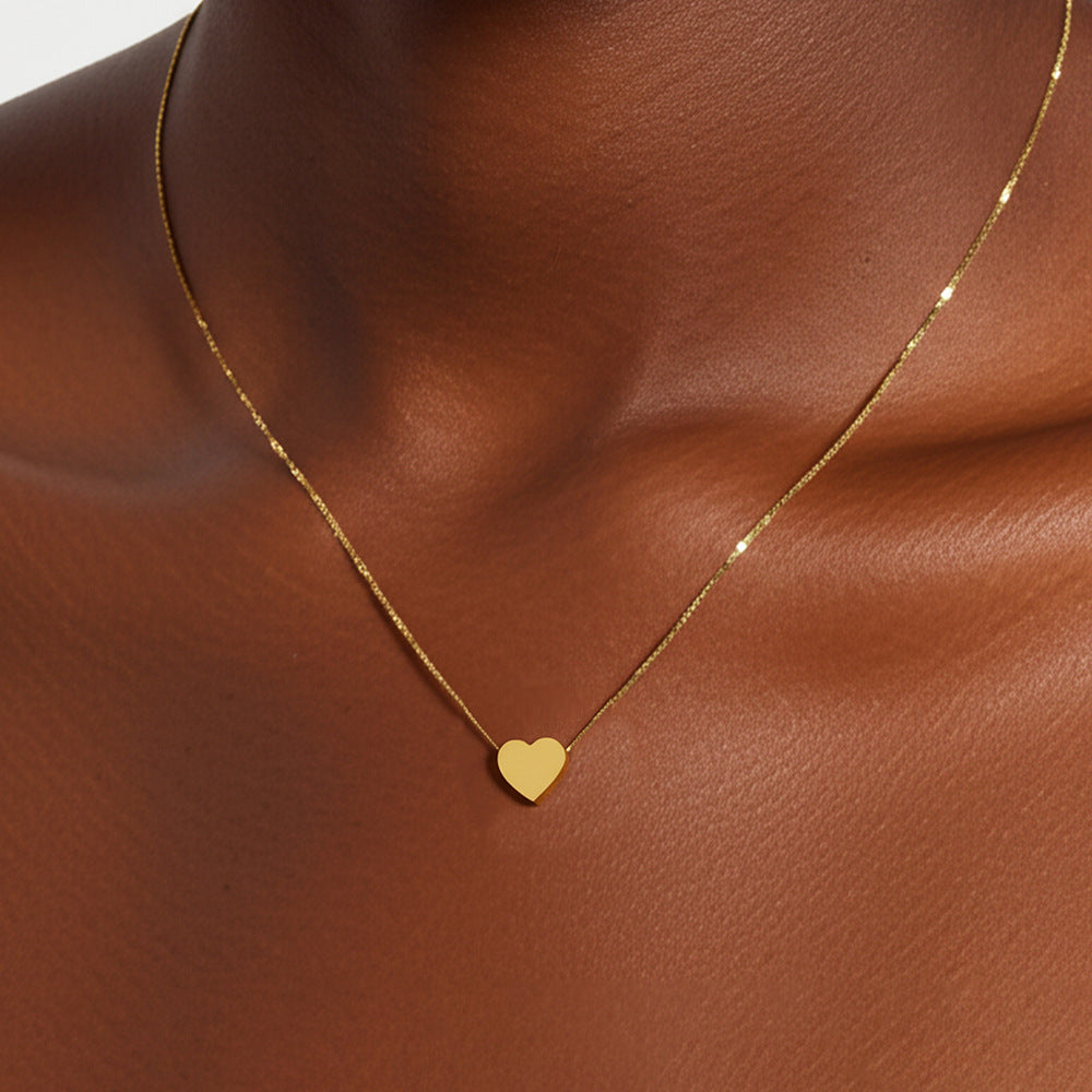 Stainless Steel Heart Pendant Necklace