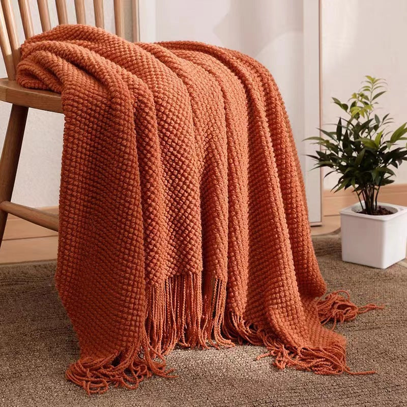 Luxury Acrylic Travel Sofa Blanket