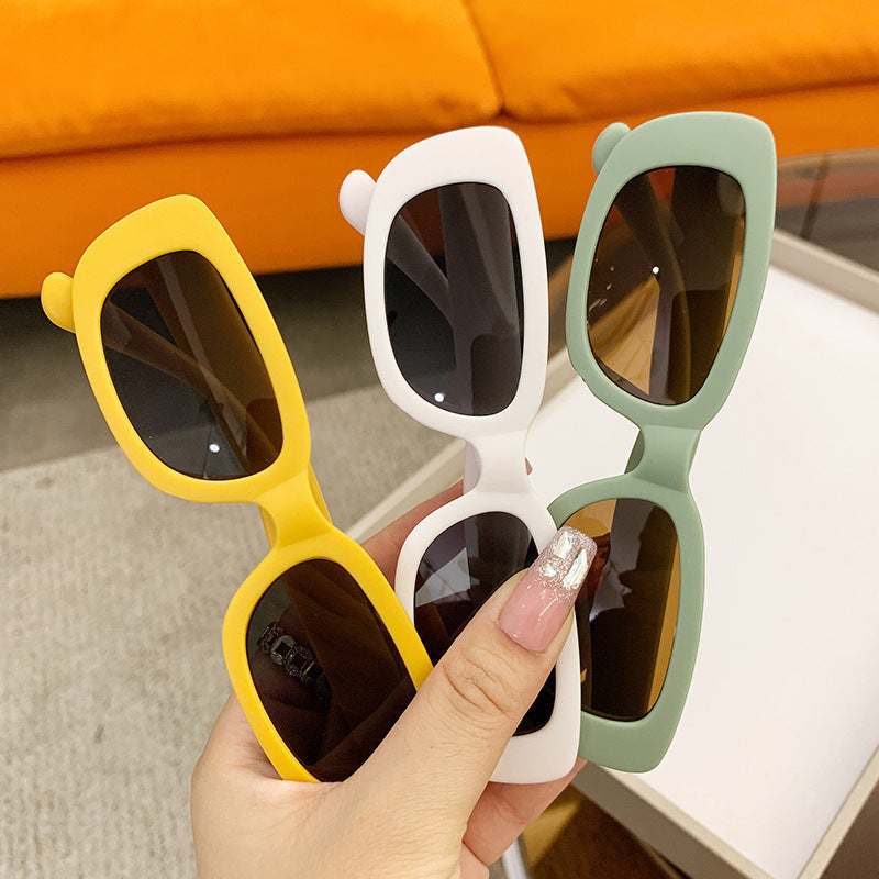 Egg-Shaped Children Sunglasses Gradient Lens