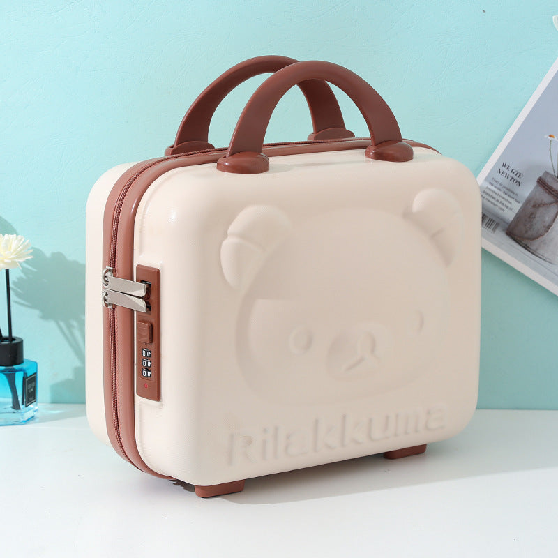 A 14-inch mini cosmetic case for hand luggage