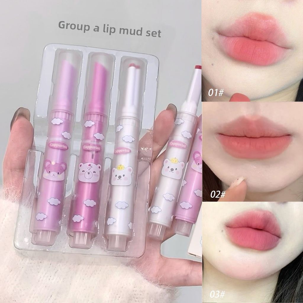Matte Lip Balm/Lip Gloss, Affordable Domestic Velvet Lipstick