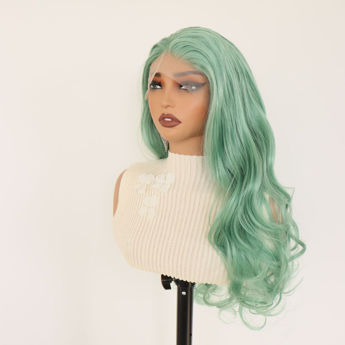 Synthetic Lace Front Wig with Big Waves