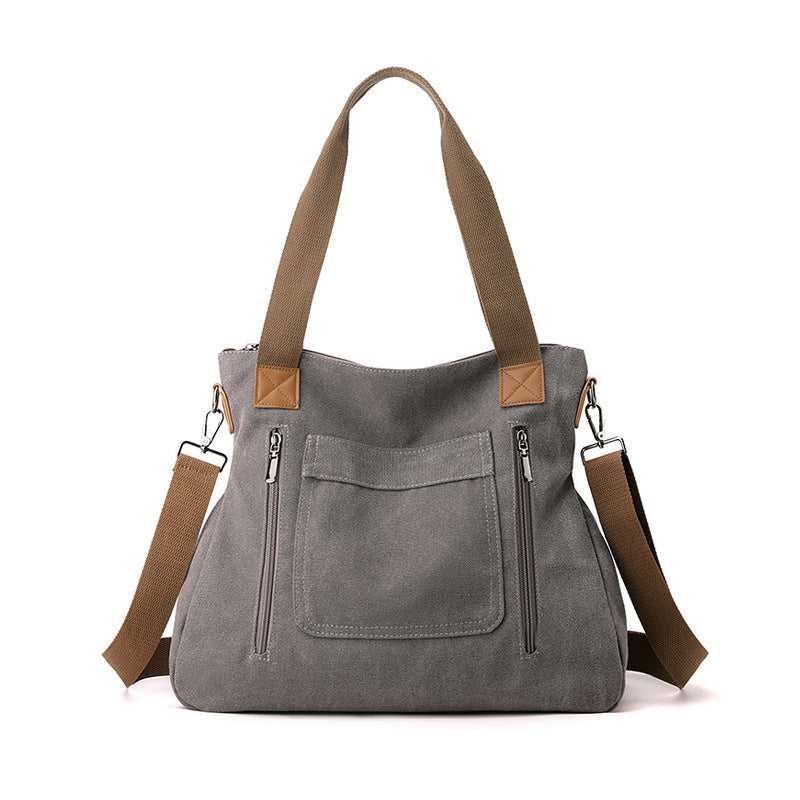 Women Canvas Crossbody Tote Bag