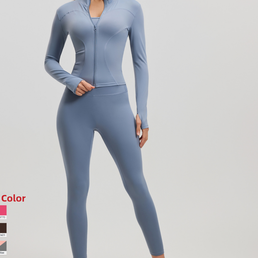 High-Elastic Yoga Running Fitness Two-Piece Set