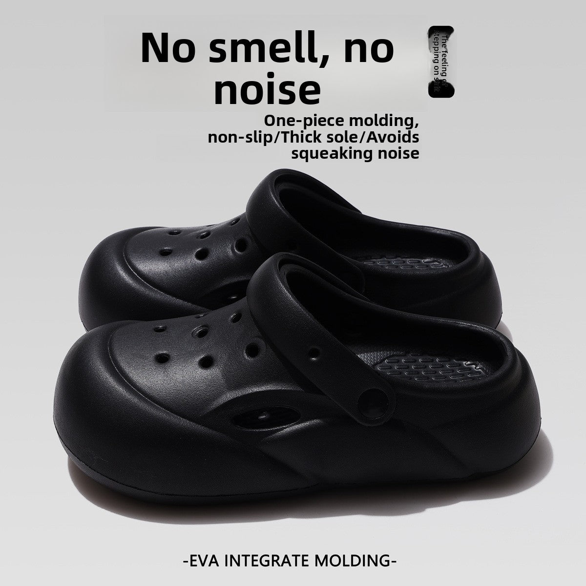 Women's EVA Hole Sandals Non-slip Thick Sole Beach Slippers