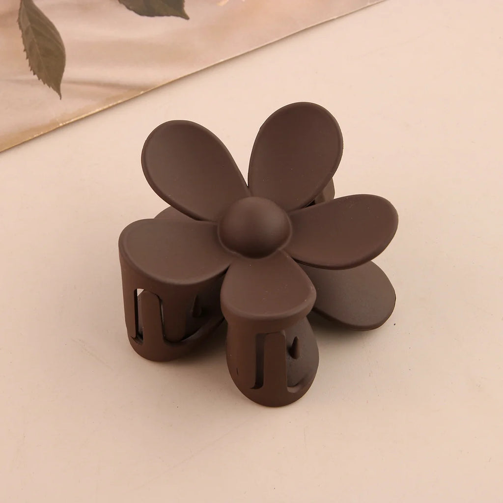 3pcs Fashion Flower Hair Clip ABS Grip Claw Clip for Women