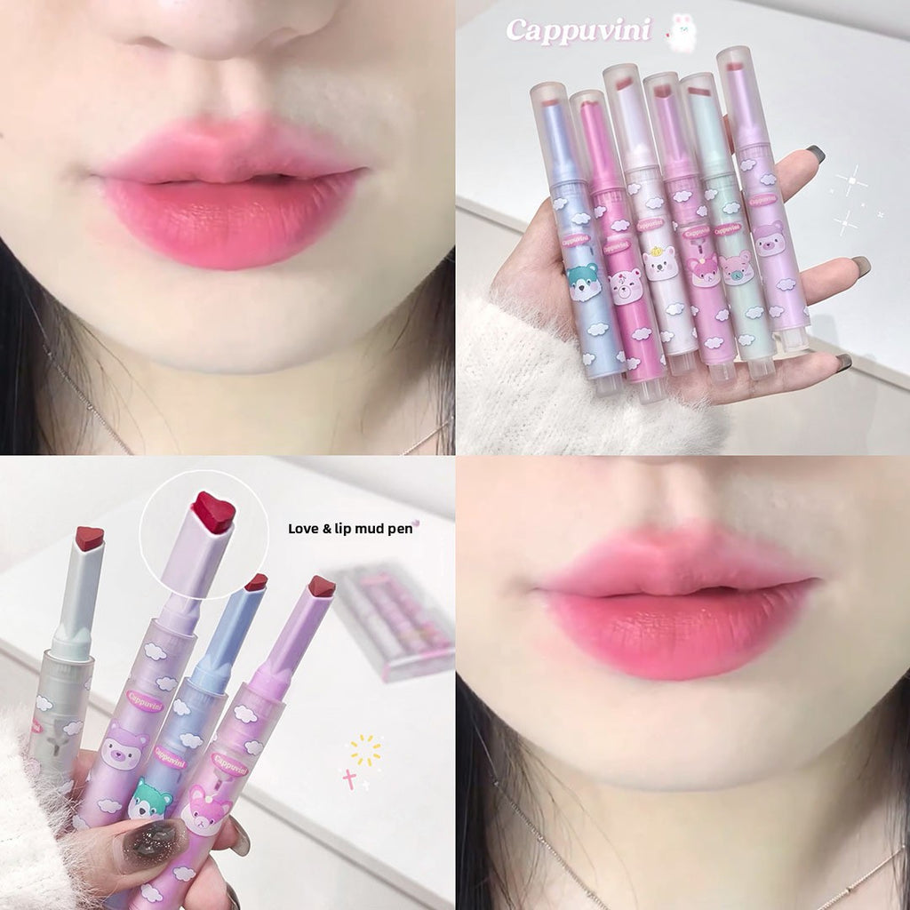 Matte Lip Balm/Lip Gloss, Affordable Domestic Velvet Lipstick
