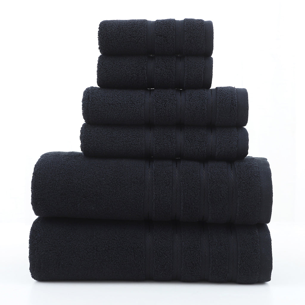 6pcs Set Cotton Towel Bath Towel