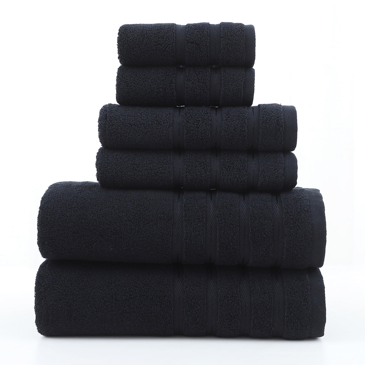 6pcs Set Cotton Towel Bath Towel