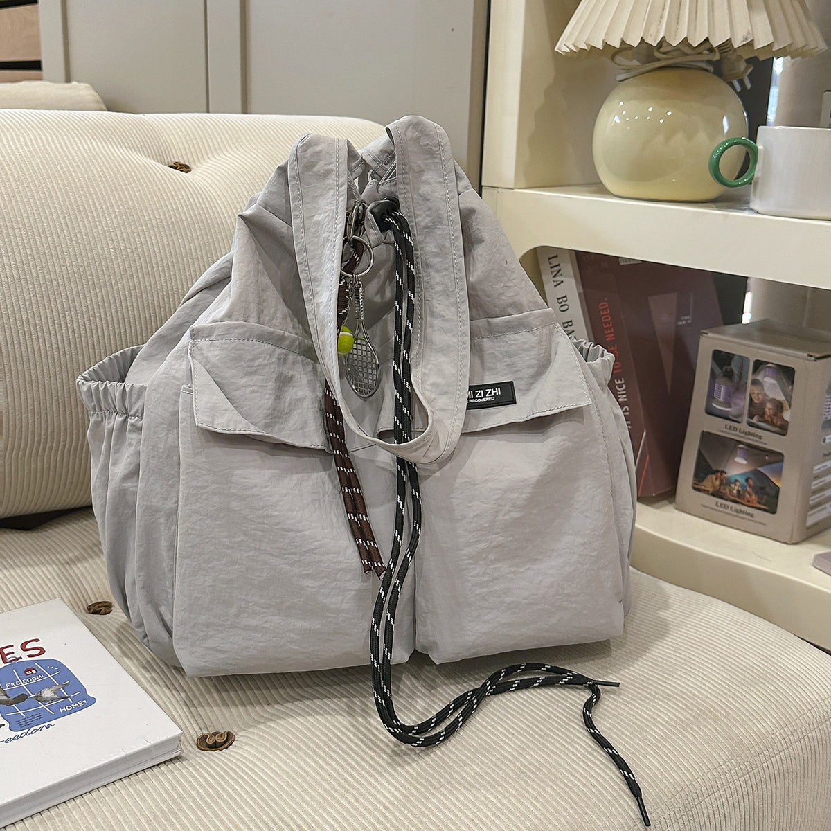 Lightweight Dual-Use Nylon Backpack