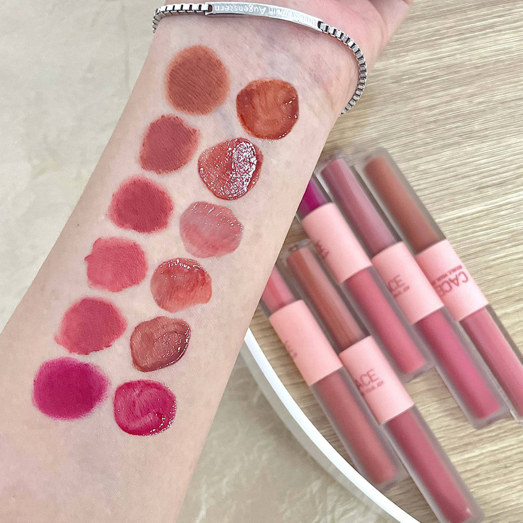 Cace Fun Double-Ended Lip Glaze 6 Colors Optional