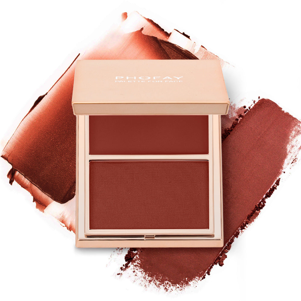 Natural Matte Contouring Blush Dual Color