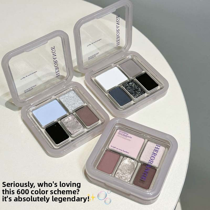 Soft Color Eyeshadow Palette Matte Pearlescent Finish