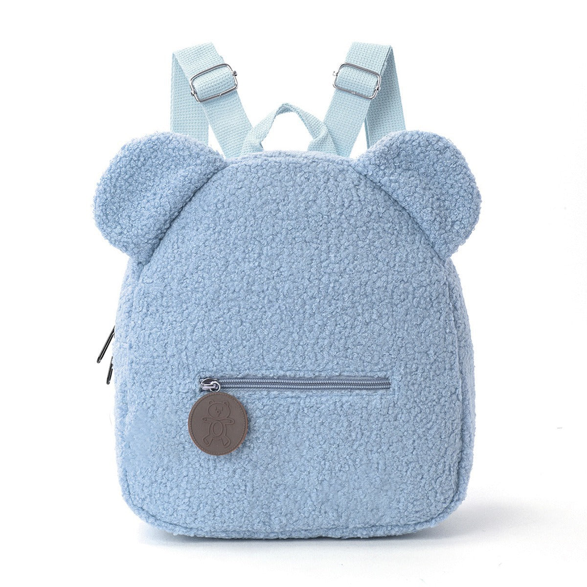 Cartoon Bear Ears Plush Backpack