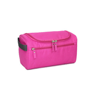 Portable hook-up toiletry bag for traveling men