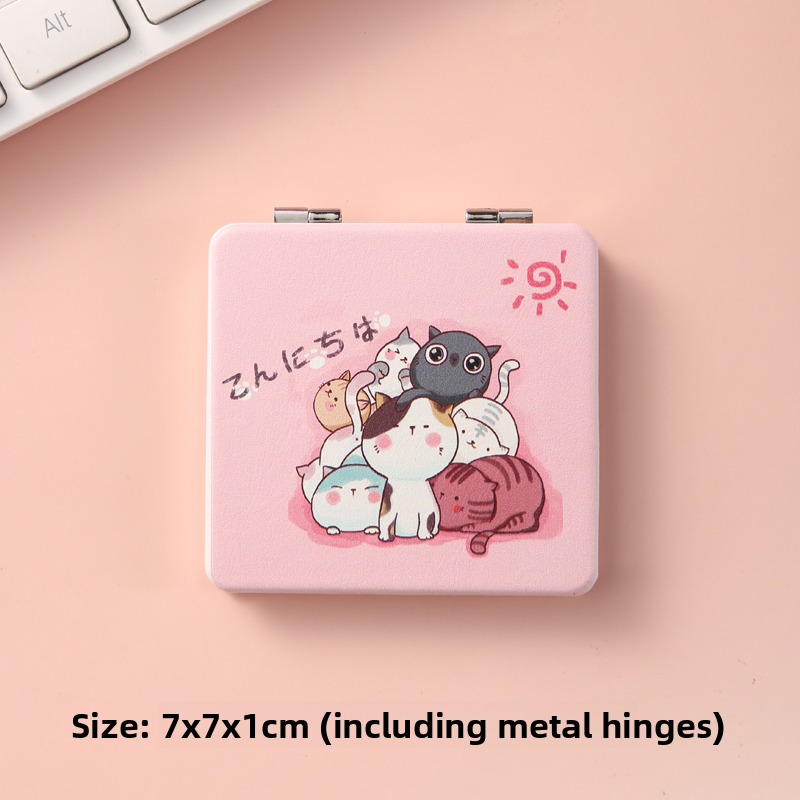 Cartoon Foldable Makeup Mirror
