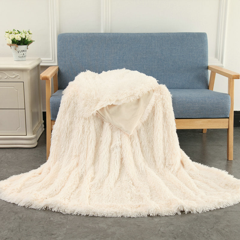 Double-Sided Plush Fleece Blanket