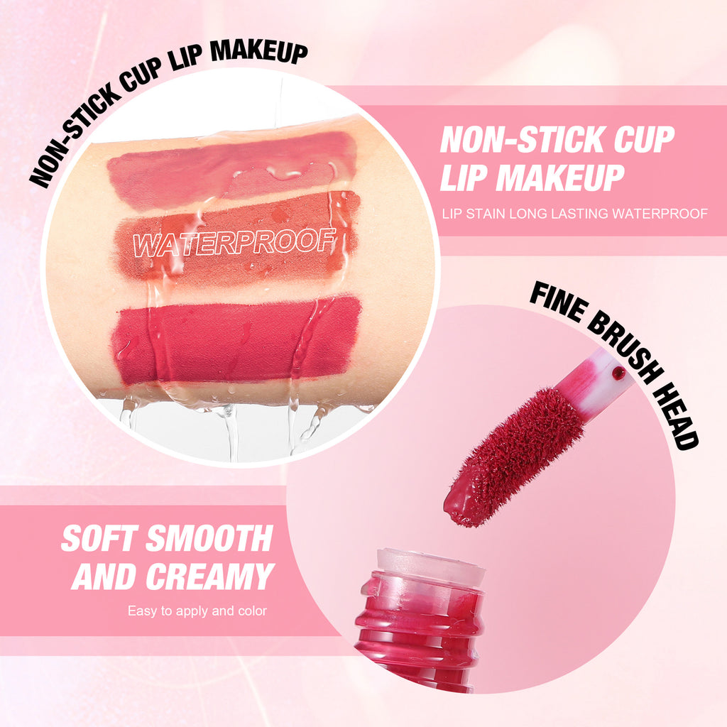 4pcs HANDAIYAN Pearl Lip Gloss