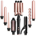 Multi-Function Hair Styling Iron with Interchangeable Heads