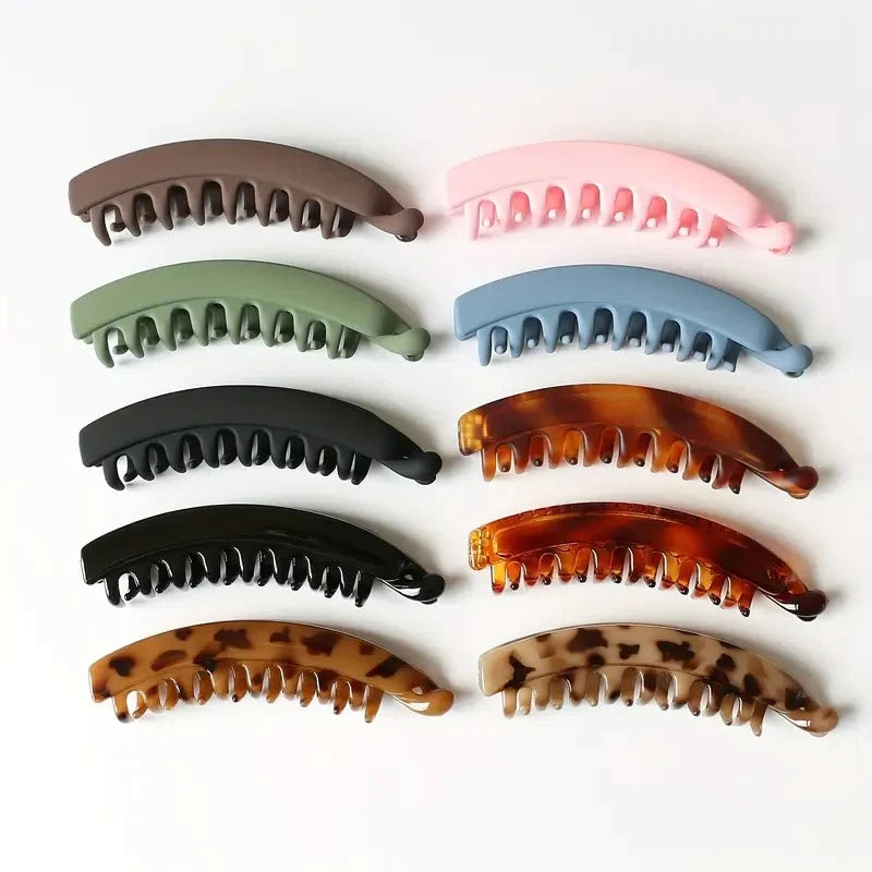3pcs Elegant Vertical Banana Hair Clip