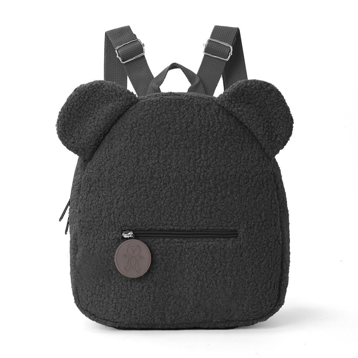 Cartoon Bear Ears Plush Backpack