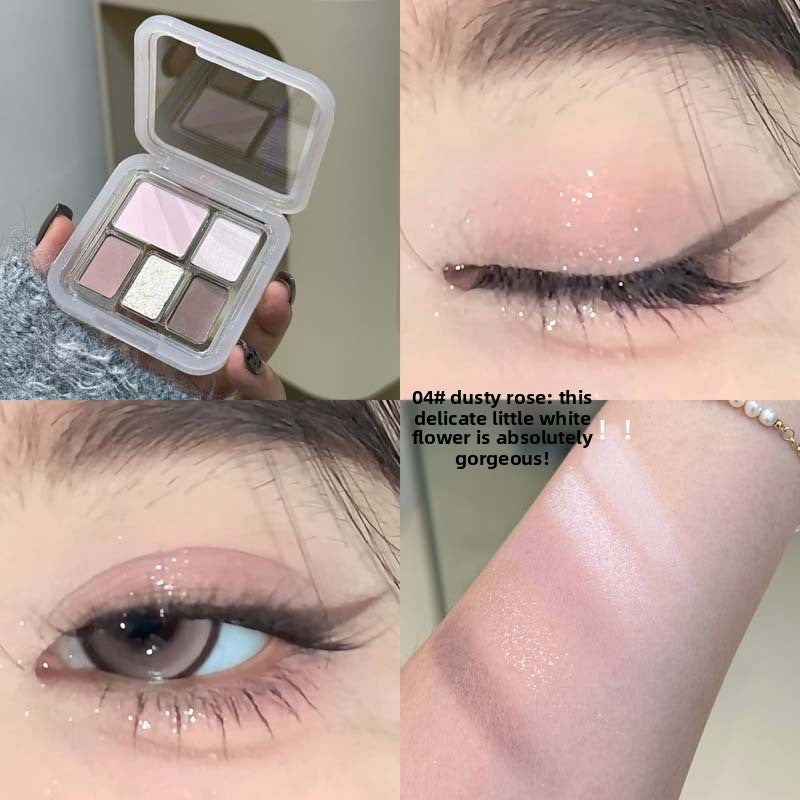 Soft Color Eyeshadow Palette Matte Pearlescent Finish