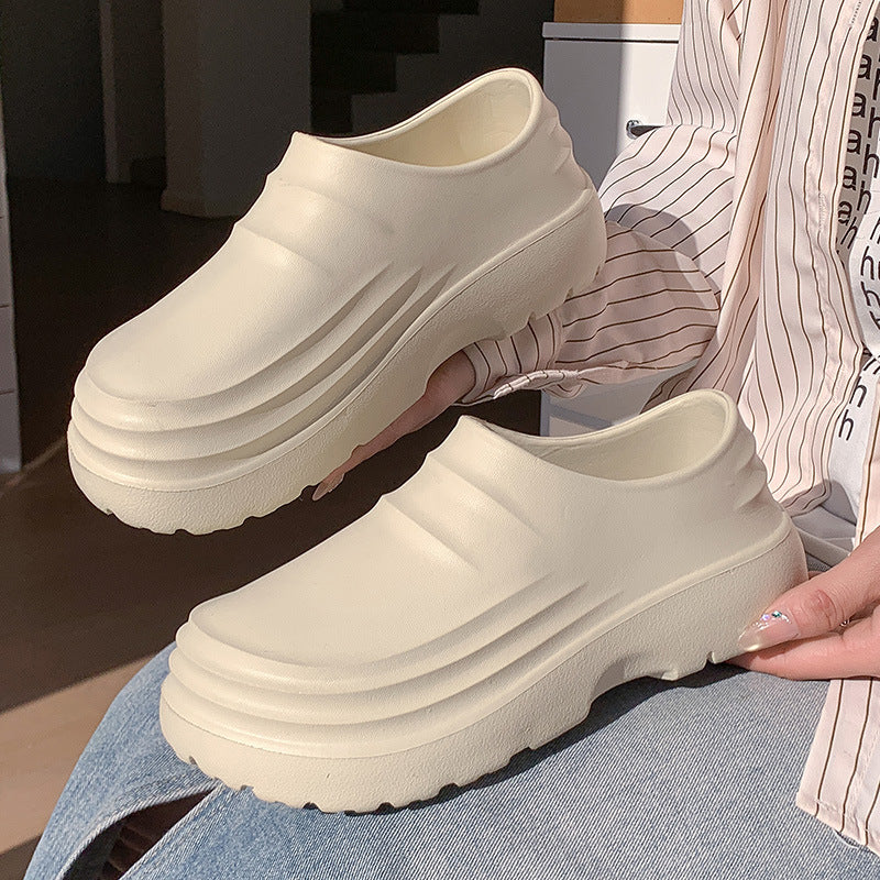 Outdoor Wear Thick-Soled Non-Slip Waterproof Eva Closed-Toe Sandals