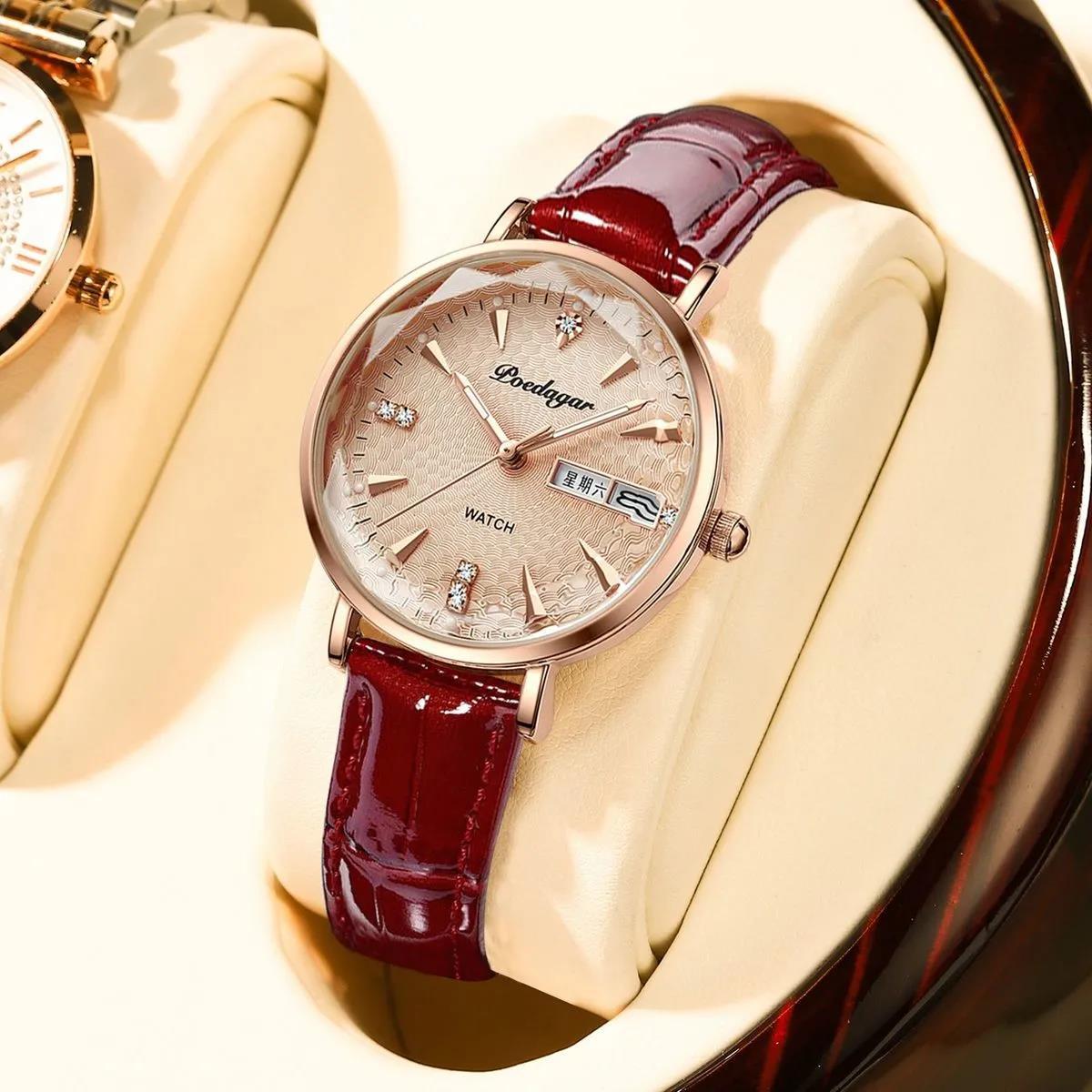 Waterproof Luminous Women Calendar Watch