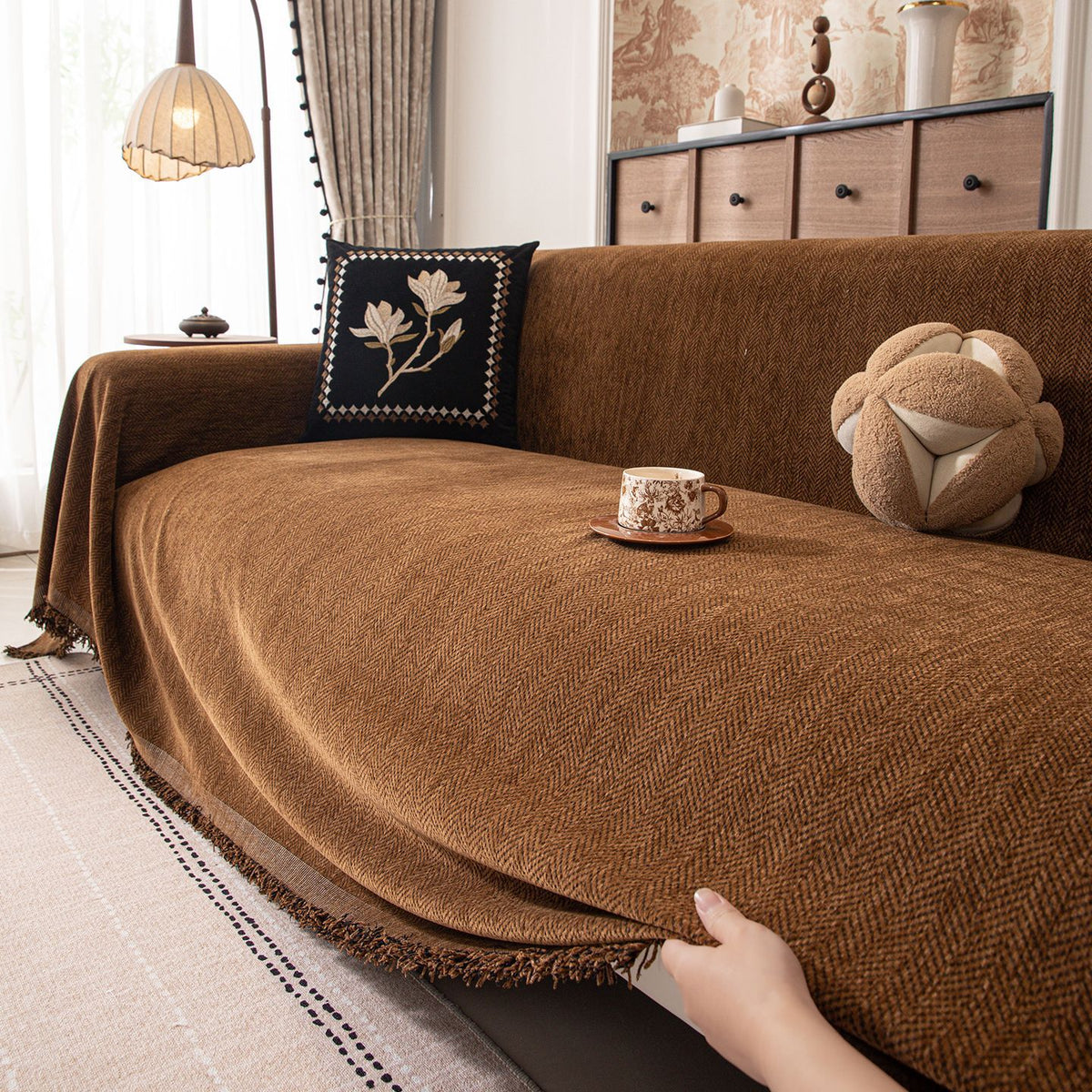 Chenille Sofa Cover Towel