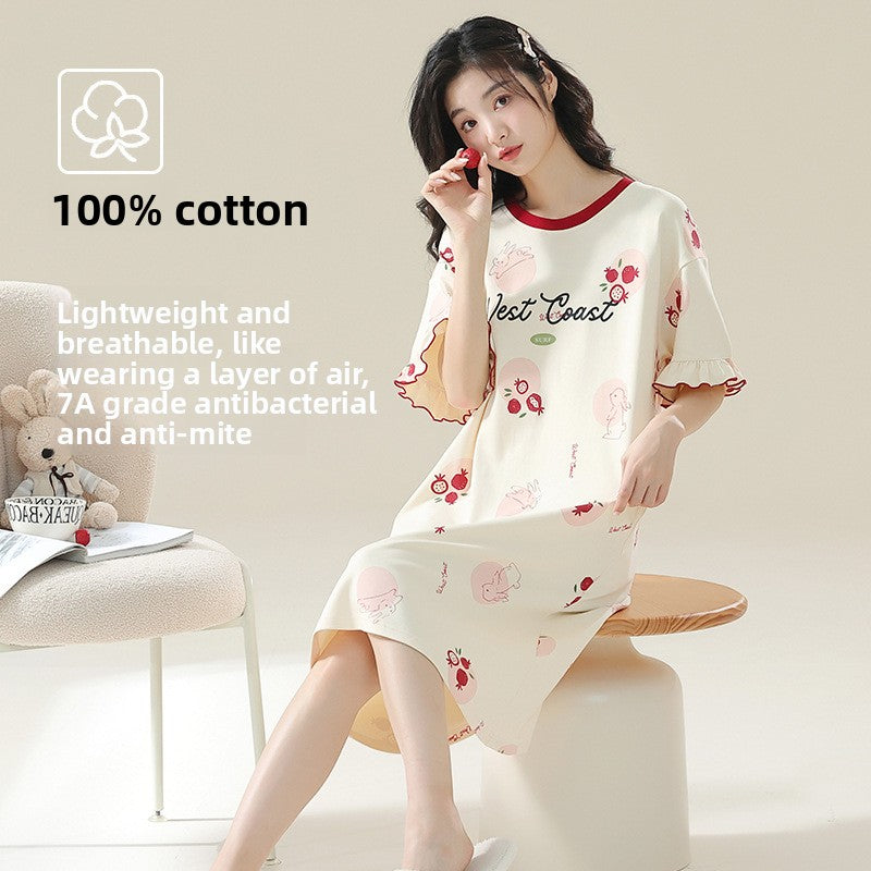 100% Cotton Nightgown for Women