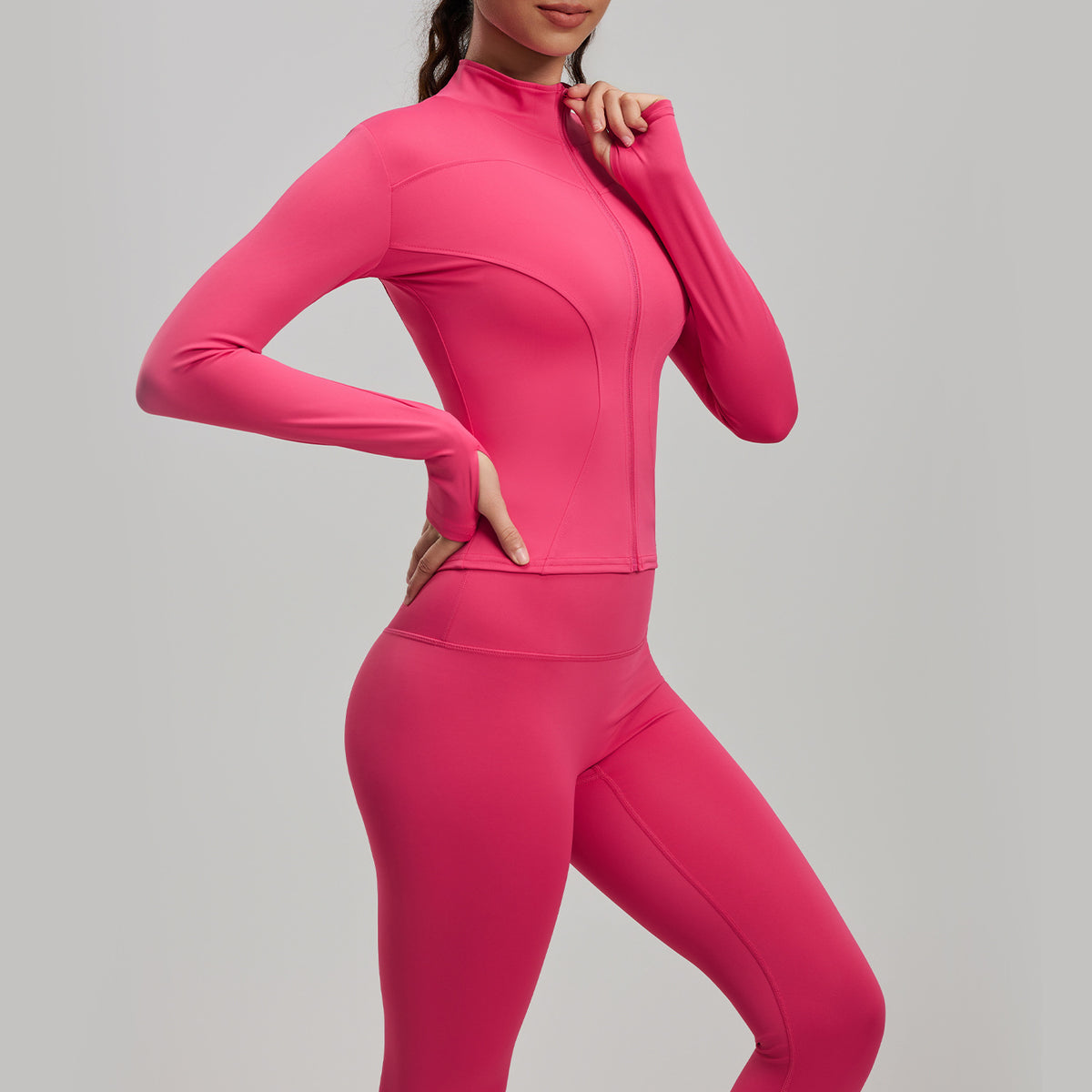 High-Elastic Yoga Running Fitness Two-Piece Set