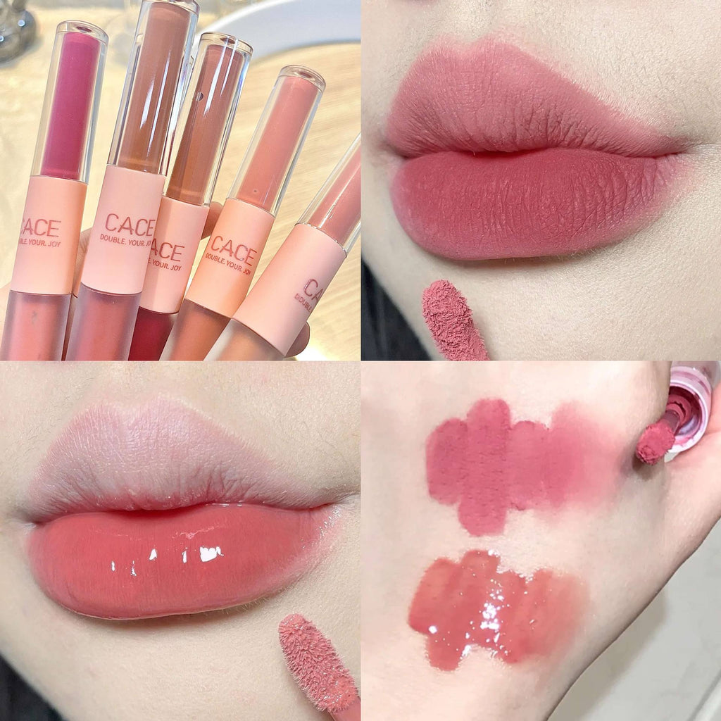 Cace Fun Double-Ended Lip Glaze 6 Colors Optional