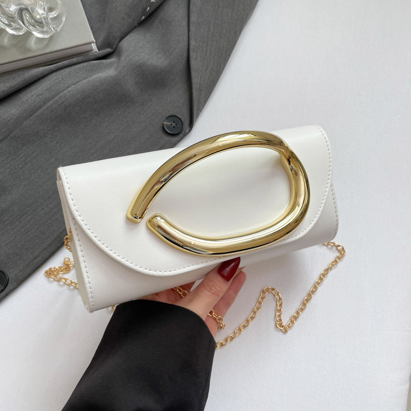 Retro Metal Crossbody Evening Bag