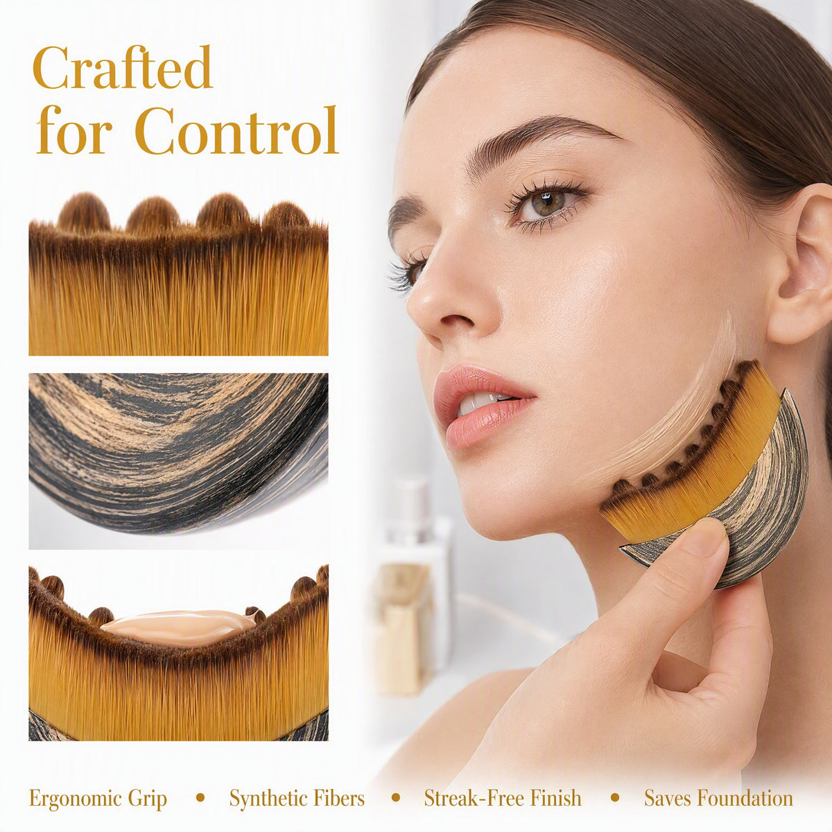 Lymphatic Contour Facial Massage Brush