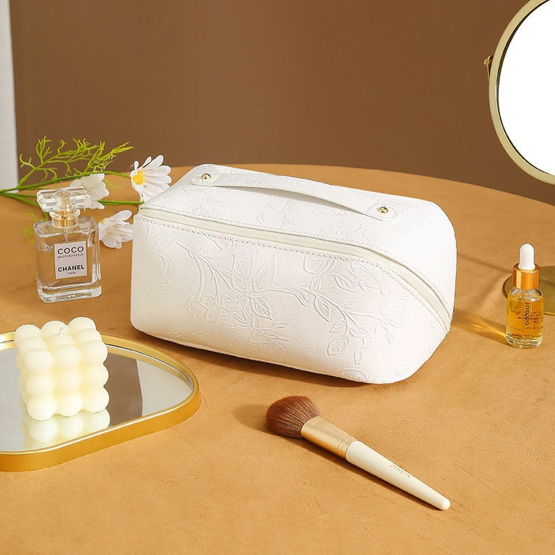 PU Leather Classic Vintage Cosmetic Bag